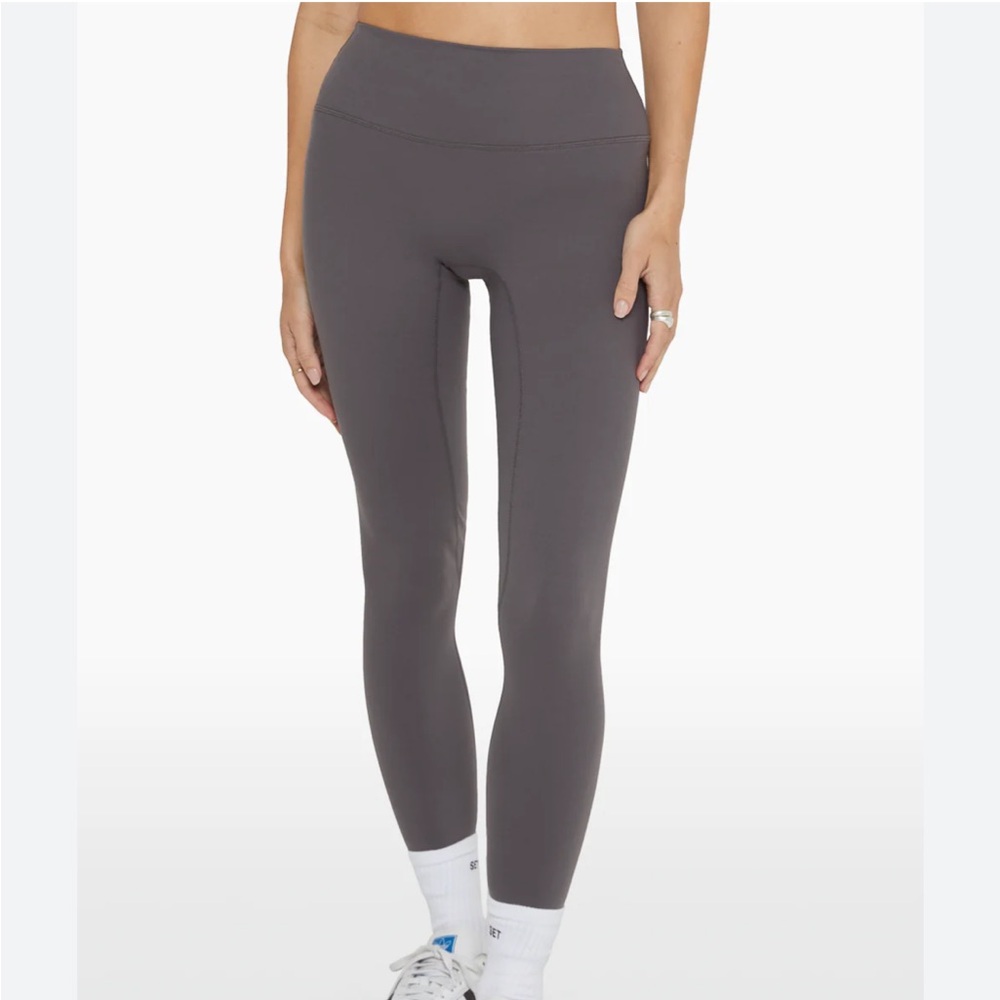 Set active gray high waisted leggings XS